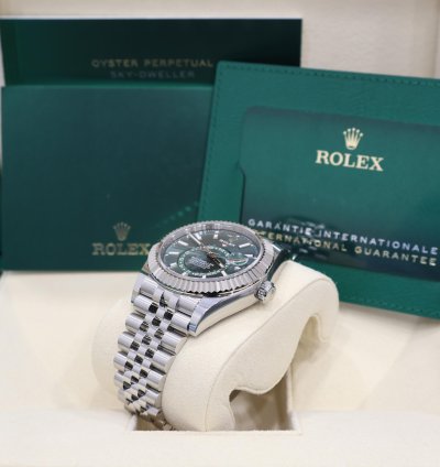 Rolex Sky-dweller 2024 Sky-dweller Jubilee Mint Green Dial Unworn