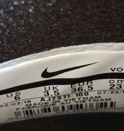 Air Force 1 High Utility Aj7311-100 Us6 White Off White