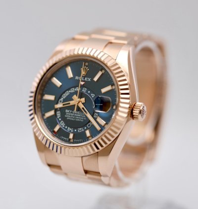 Rolex Sky-dweller 2024 Skydweller Rose Gold Blue Oyster 336935