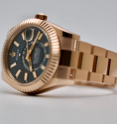 Rolex Sky-dweller 2024 Skydweller Rose Gold Blue Oyster 336935