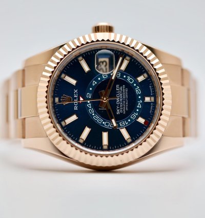Rolex Sky-dweller 2024 Skydweller Rose Gold Blue Oyster 336935