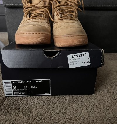 Air Force 1 High Wheat