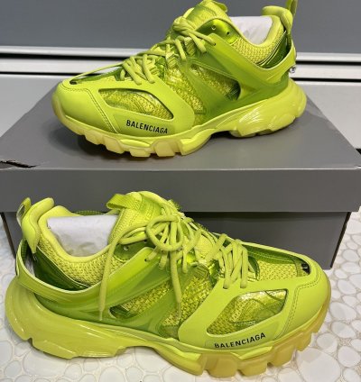 Balenciaga Track Trainer Size 10 Neon Yellow