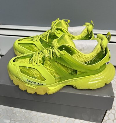 Balenciaga Track Trainer Size 10 Neon Yellow