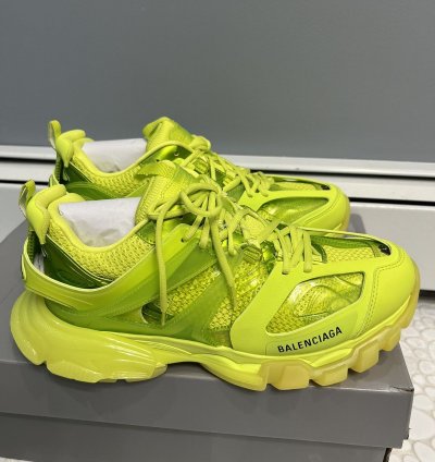 Balenciaga Track Trainer Size 10 Neon Yellow