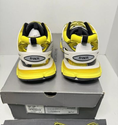 Balenciaga Track Trainer Yellow Grey New