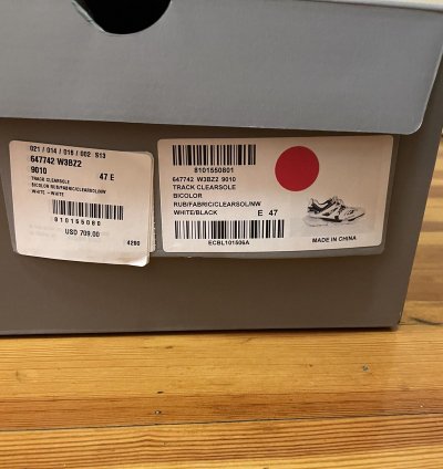 Balenciaga Track White Black Clearsole