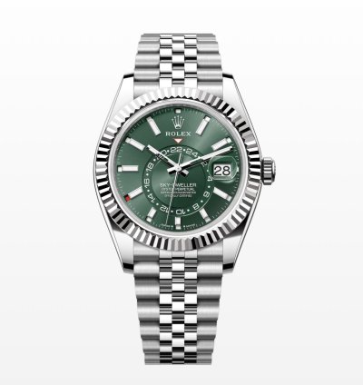 Rolex Sky-dweller 2025 Mint Green Sky-dweller On Jubilee - Complete - 336934