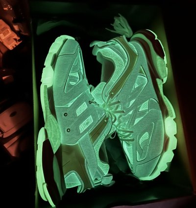 Balenciaga Track White Glow Size 47 14us New In Box