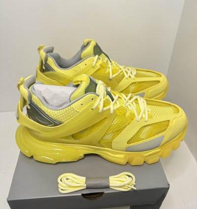 Balenciaga Track Yellow Clear Size 47 14 New With Box