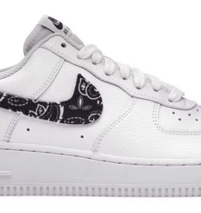 Air Force 1 Low 07 Essential White Black Paisley