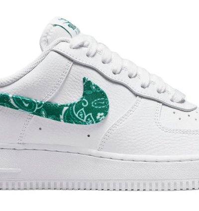 Air Force 1 Low 07 Essential White Green Paisley