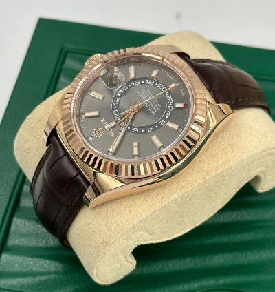 Rolex Sky-dweller 326135 Grey Indexold Card