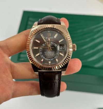 Rolex Sky-dweller 326135 Grey Indexold Card
