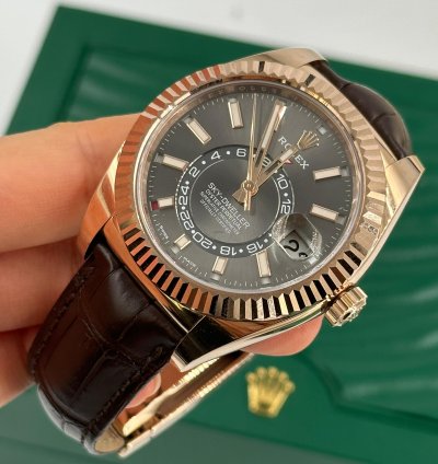 Rolex Sky-dweller 326135 Grey Indexold Card