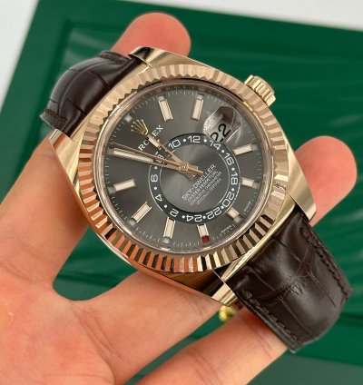 Rolex Sky-dweller 326135 Grey Indexold Card