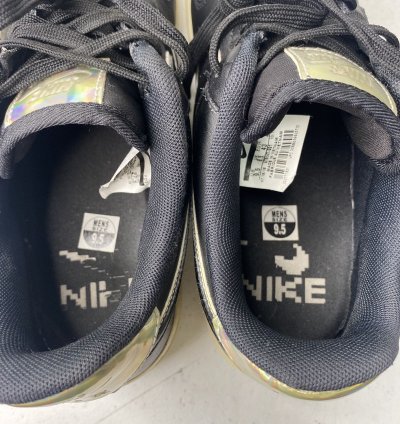 Air Force 1 Low 07 Lv8 Black Iridescent Outline