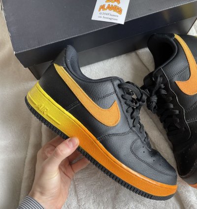 Air Force 1 Low 07 Lv8 Black Orange Peel