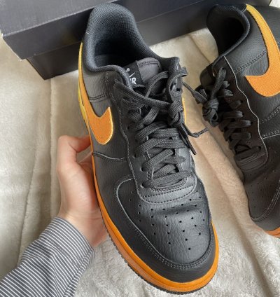Air Force 1 Low 07 Lv8 Black Orange Peel