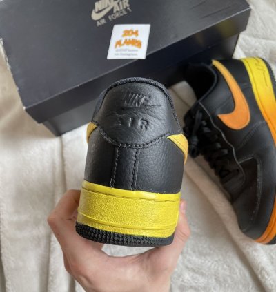 Air Force 1 Low 07 Lv8 Black Orange Peel