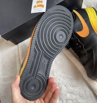 Air Force 1 Low 07 Lv8 Black Orange Peel