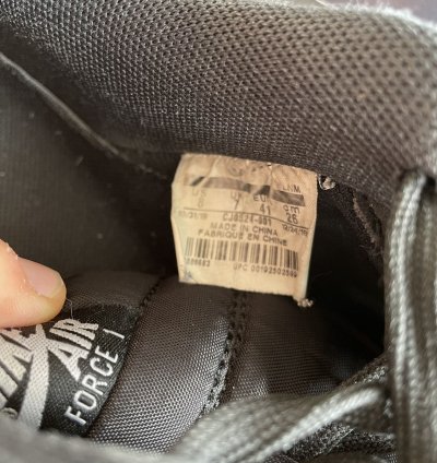 Air Force 1 Low 07 Lv8 Black Orange Peel