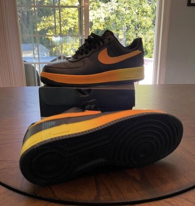 Air Force 1 Low 07 Lv8 Black Orange Peel