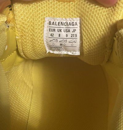 Balenciaga Triple Allover Logo Yellow Black