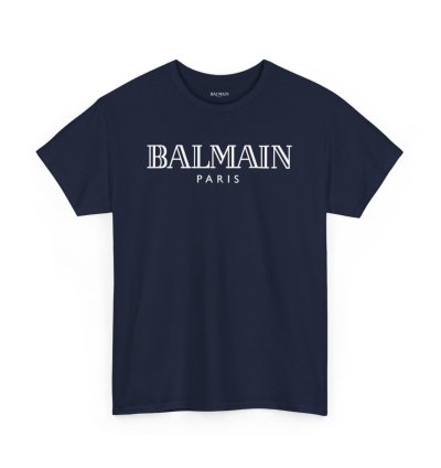 Balmain Logo Navy T Shirt Size Usa S - 5xl
