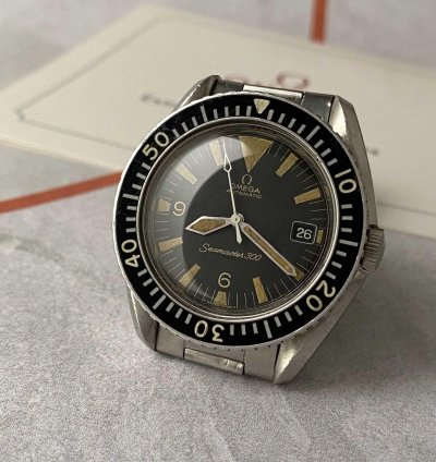 Omega Seamaster 300 Big Triangle Diver 1969 Vintage Swiss Automatic Watch Cal 565 Ref 166 024 Sp2