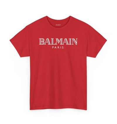 Balmain Paris Red T Shirt Size Usa S - 5xl