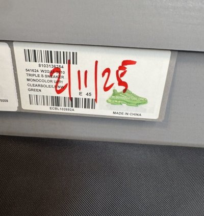 Balenciaga Triple Green Trainer Sneakers