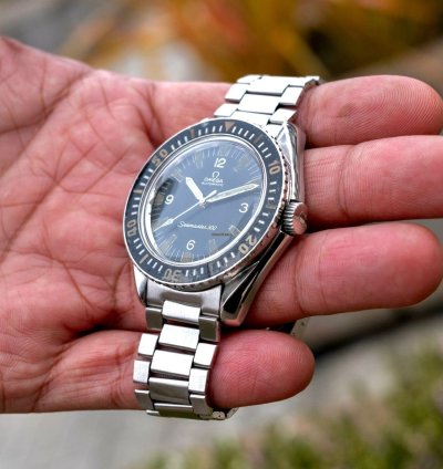 Omega Seamaster 300 Collectors Set - Bakelite Bezel Omega Flat Link Bracelet