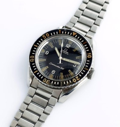 Omega Seamaster 300 Collectors Set - Bakelite Bezel Omega Flat Link Bracelet
