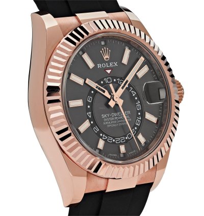 Rolex Sky-dweller 326235 Rose Gold Rhodium Dial