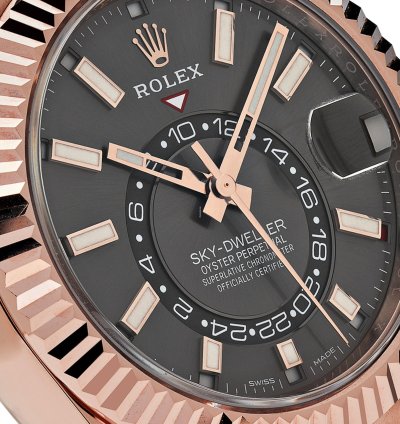 Rolex Sky-dweller 326235 Rose Gold Rhodium Dial