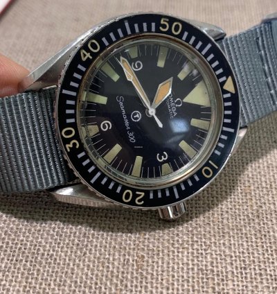 Omega Seamaster 300 Dial Military Issue Mint all Original