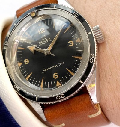 Omega Seamaster 300 Diver Serviciert Vintage Automatik Ref 2913-3 Extrem Selten 2913