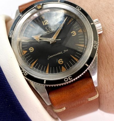 Omega Seamaster 300 Diver Serviciert Vintage Automatik Ref 2913-3 Extrem Selten 2913