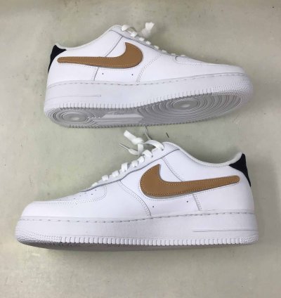 Air Force 1 Low 07 Lv8 Removable Swoosh - White Vachetta Tan