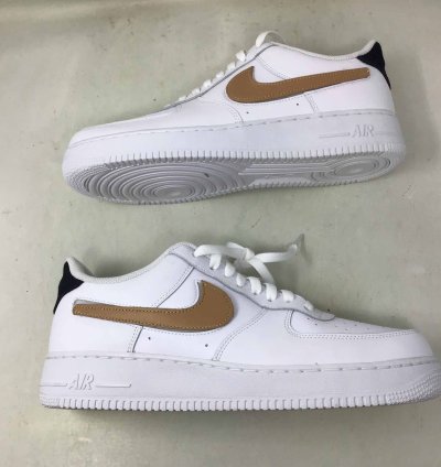 Air Force 1 Low 07 Lv8 Removable Swoosh - White Vachetta Tan