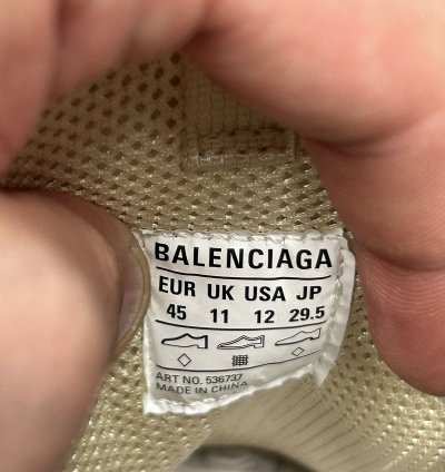Balenciaga Triple Sneaker Diy Metal