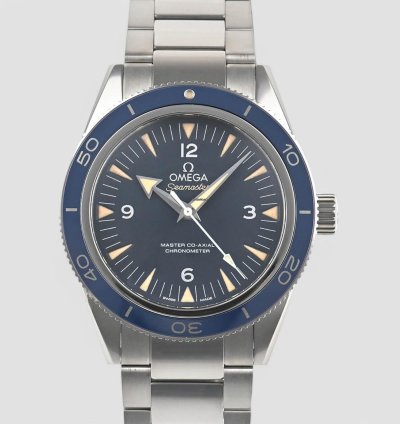 Omega Seamaster 300 Master Co-axial 41mm Automatic Blue Dial Titanium 1