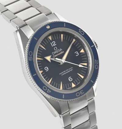 Omega Seamaster 300 Master Co-axial 41mm Automatic Blue Dial Titanium 1