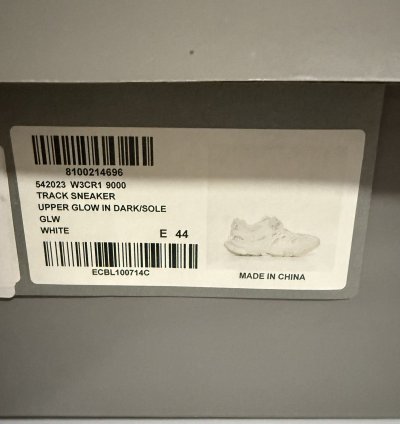 Balenciaga White Track Glow In The Dark 44