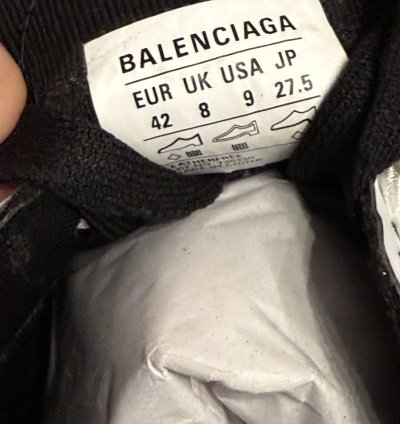 Balenciaga White Track Runner