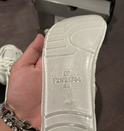 Brand New Balenciaga Track Runners All White Size 10
