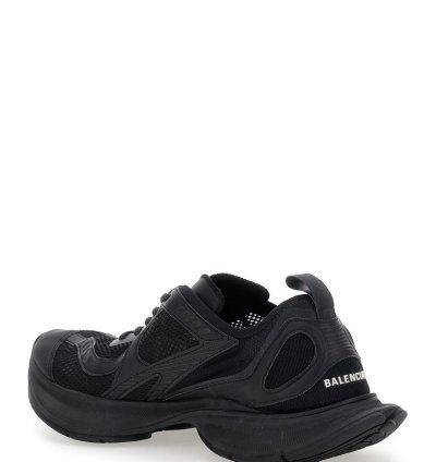 Circuit Black Sneakers With Logo On The Sole And Back In Tech Fabric Blend Man