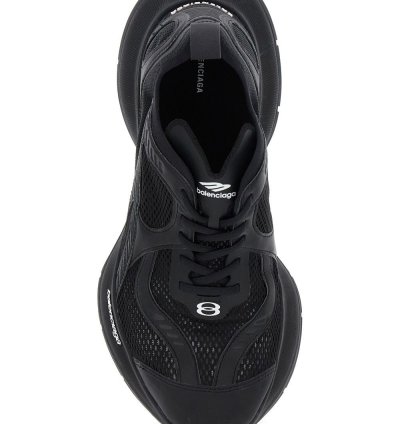 Circuit Black Sneakers With Logo On The Sole And Back In Tech Fabric Blend Man