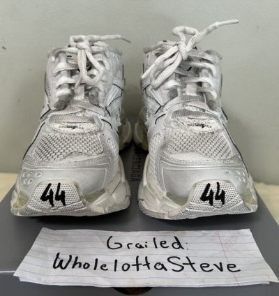 Last Drop Balenciaga Runner White Size 44 Brand New